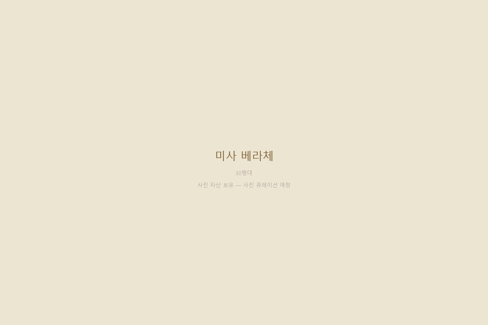 미사 베라체 — 사진 자산 보유